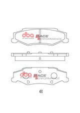 Race Brake Pads Chevrolet Corvette Rear DB8285RP - DBA | Universal Auto Spares