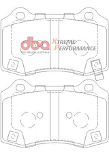 Xp Performance Brake Pads Jeep Grand Cherokee Srt Rear DB8805XP - DBA