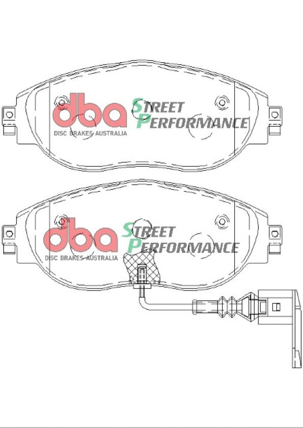 Sp Performance Brake Pads Golf Vii Skoda Right Side MY16 Front R90 Approved DB8849SP - DBA