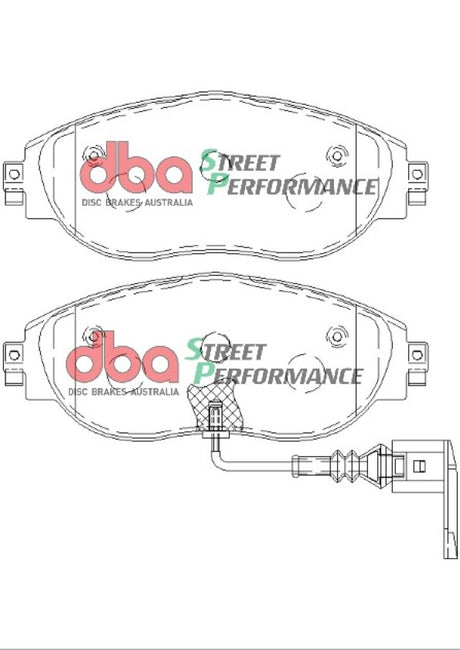 Sp Performance Brake Pads Golf Vii Skoda Right Side MY16 Front R90 Approved DB8849SP - DBA
