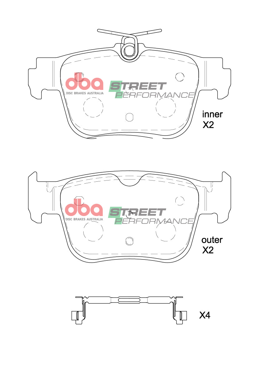 Sp Performance Brake Pads Cupra Formentor 1KY 2022 On Rear DB8850SP - DBA
