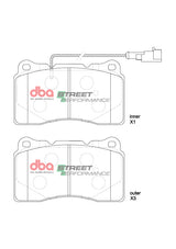 Sp Performance Brake Pads Maserati Ghibli & Ghibli -S (Non Dual Cast) 08.2013 Front DB8861SP - DBA | Universal Auto Spares