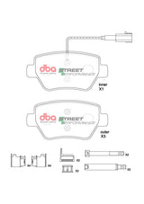 Sp Performance Brake Pads Maserati Ghibli & Ghibli -S (Non Dual Cast) 08.2013 Rear DB8863SP - DBA | Universal Auto Spares