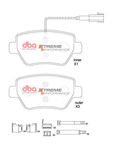Xp Performance Brake Pads Maserati Ghibli & Ghibli -S (Non Dual Cast) 08.2013 R DB8863XP - DBA | Universal Auto Spares