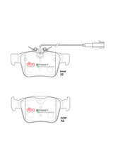 Sp Performance Brake Pads Maserati Ghibli & Ghibli -S (Dual Cast) 08.2013 Rear DB8864SP - DBA | Universal Auto Spares