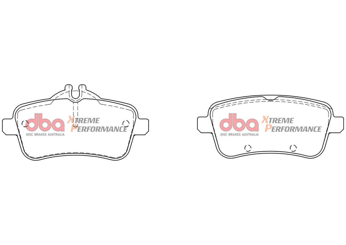 Xp Performance Brake Pads Mercedes A45 2016-2019 Rear DB8880XP - DBA