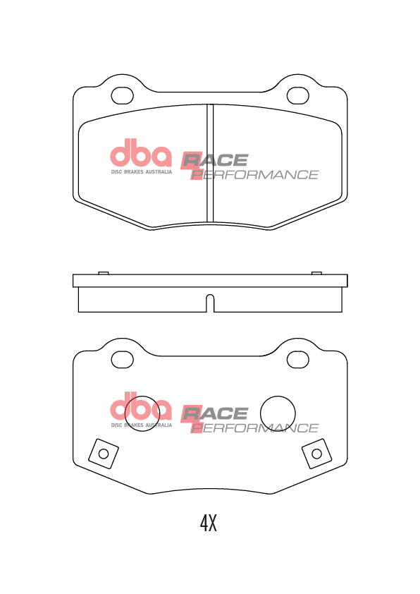 Race Brake Pads Chevrolet Camaro/Corvette Front DB8943RP - DBA