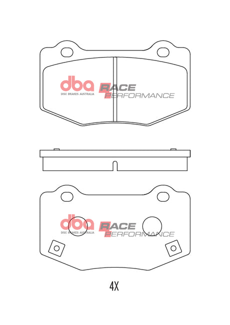 Race Brake Pads Chevrolet Camaro/Corvette Front DB8943RP - DBA
