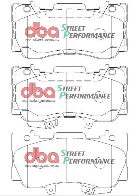 Sp Performance Brake Pads Ford Mustang 2015 4 Piston Front DB9011SP - DBA