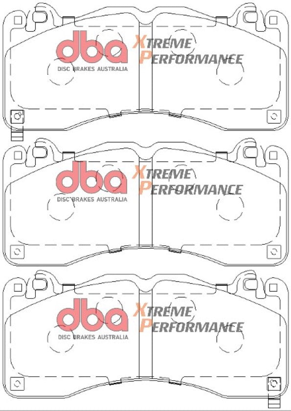 Xp Performance Brake Pads Ford Mustang 2015 Brembo 6 Piston Front DB9021XP - DBA