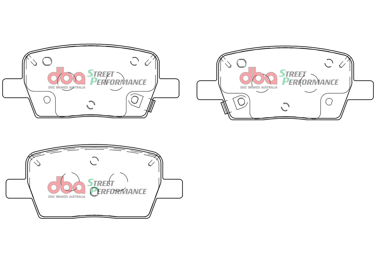 Sp Performance Brake Pads Gmc Acadia/Holden Acadia 2018 On Rear DB9105SP - DBA