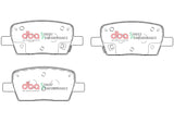 Sp Performance Brake Pads Gmc Acadia/Holden Acadia 2018 On Rear DB9105SP - DBA | Universal Auto Spares
