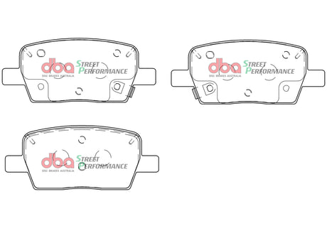 Sp Performance Brake Pads Gmc Acadia/Holden Acadia 2018 On Rear DB9105SP - DBA