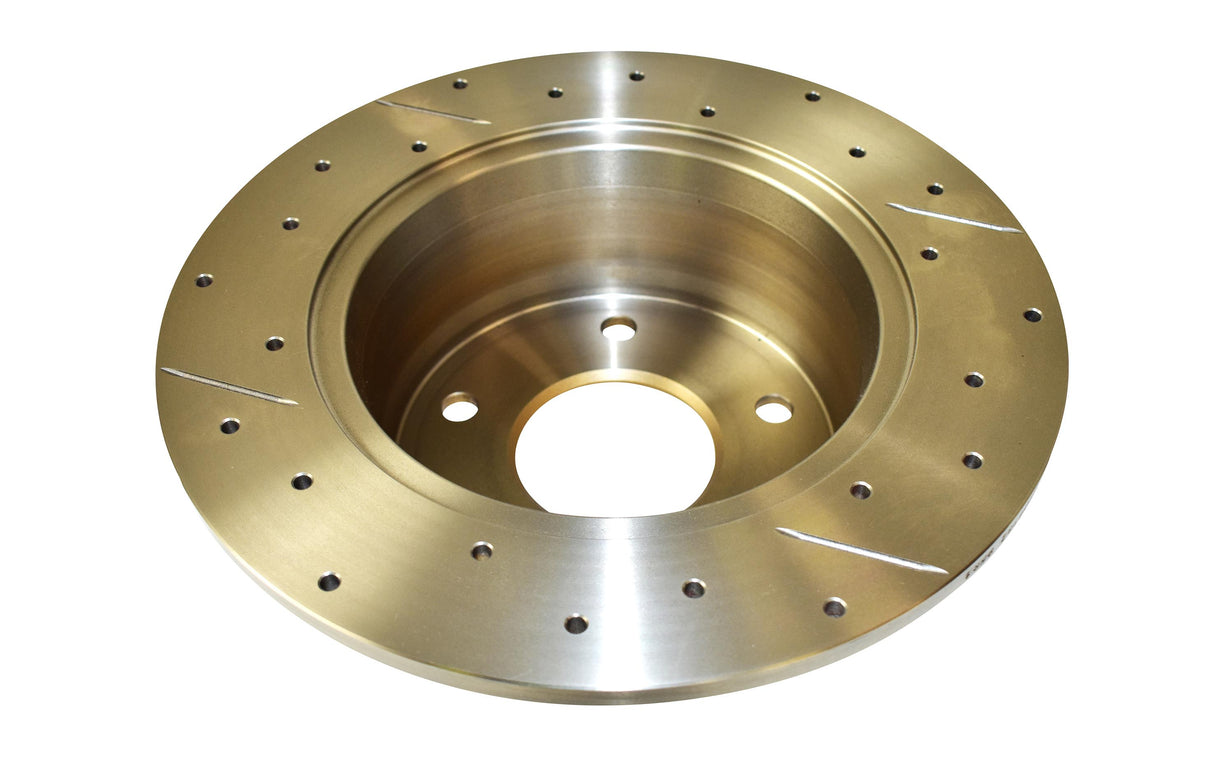 Street Gold Cross-Drilled/Slotted SldHolden 78-97 Vb-Vs Rear DBA016X - DBA