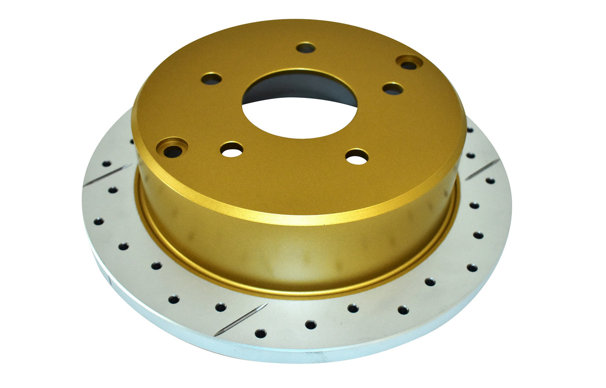 Street Gold Cross-Drilled/Slotted Sld Holden 97-07 Vt-Vz Rear DBA041X - DBA