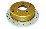 Street Gold Cross-Drilled/Slotted Sld Holden 97-07 Vt-Vz Rear DBA041X - DBA
