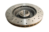 Street Gold Cross-Drill/Slotted Kp Ford 69-75 Xw-Xb Front Hub Type DBA106HX - DBA