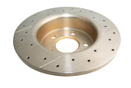Street Gold Cross-Drilled/Slotted SldFord 90-94 Ea-Ed Rear DBA111BX - DBA | Universal Auto Spares