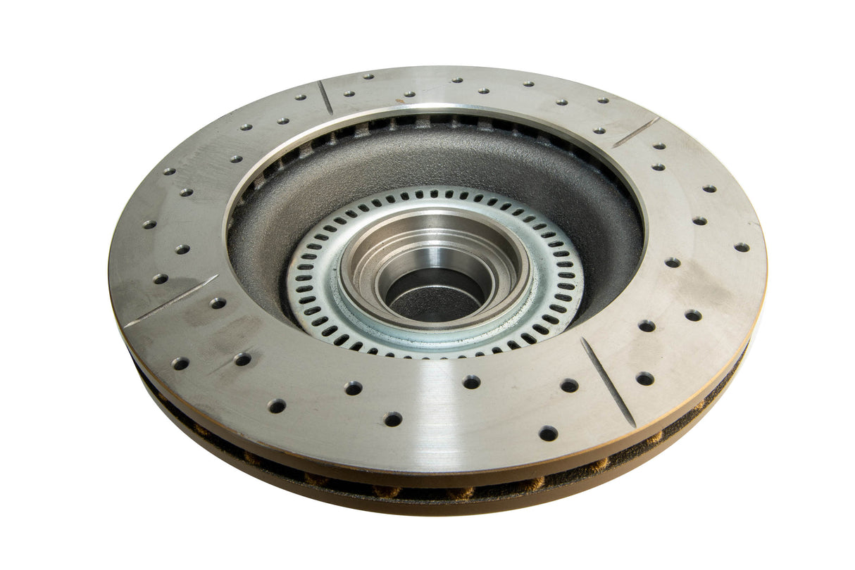 Street Gold Cross-Drill/Slotted Kp Ford 96->EL Front ABS Hub Type DBA132X - DBA