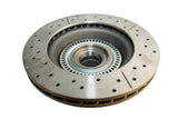 Street Gold Cross-Drill/Slotted Kp Ford 96->EL Front ABS Hub Type DBA132X - DBA