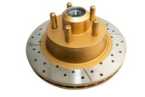 Street Gold Cross-Drill/Slotted Kp Ford 96->EL Front ABS Hub Type DBA132X - DBA