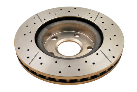 Street Gold Cross-Drill/Slotted Kp Commodore Ve/Vf V6 06-> Front DBA2026X - DBA | Universal Auto Spares