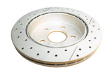 Street Gold Cross-Drill/Slotted Kp Commodore Ve/Vf V6 06-> Rear DBA2027X - DBA