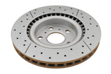 Street Gold Cross-Drill/Slotted Kp Commodore Ve/Vf V8 06-> Front DBA2028X - DBA