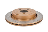 Street Gold Cross-Drill/Slotted Kp Commodore Ve/Vf V8 06-> Rear DBA2029X - DBA