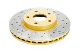 Street Gold Cross-Drill/Slotted Kp Ford Focus 05-> Front DBA2118X - DBA | Universal Auto Spares