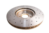 Street Gold Cross-Drill/Slotted Kp Ford Focus XR5 06-11 St 12-> ST2 15-> + Volvo S40 Front DBA2120X - DBA