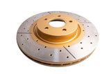 Street Gold Cross-Drill/Slotted Kp Ford Focus XR5 06-11 St 12-> ST2 15-> + Volvo S40 Front DBA2120X - DBA
