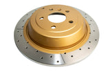 Street Gold Cross-Drilled/Slotted SldMercedes M Class 05-> Rear DBA2253X - DBA