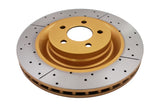 Street Gold Cross-Drill/Slotted Kp Chrysler 300C SRT8 05-> Front DBA2444X - DBA