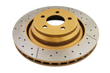 Street Gold Cross-Drill/Slotted Kp Chrysler 300C SRT8 05-> Rear DBA2445X - DBA