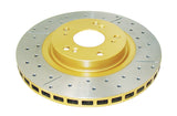 Street Gold Cross-Drill/Slotted Kp Honda Civic/Integra 01-> Front DBA2500X - DBA | Universal Auto Spares