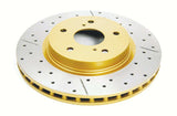 Street Gold Cross-Drill/Slotted Kp Honda Integra 01-> Front DBA2508X - DBA