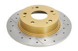 Street Gold Cross-Drilled/Slotted SldHonda Accord 04-> Rear DBA2511X - DBA | Universal Auto Spares