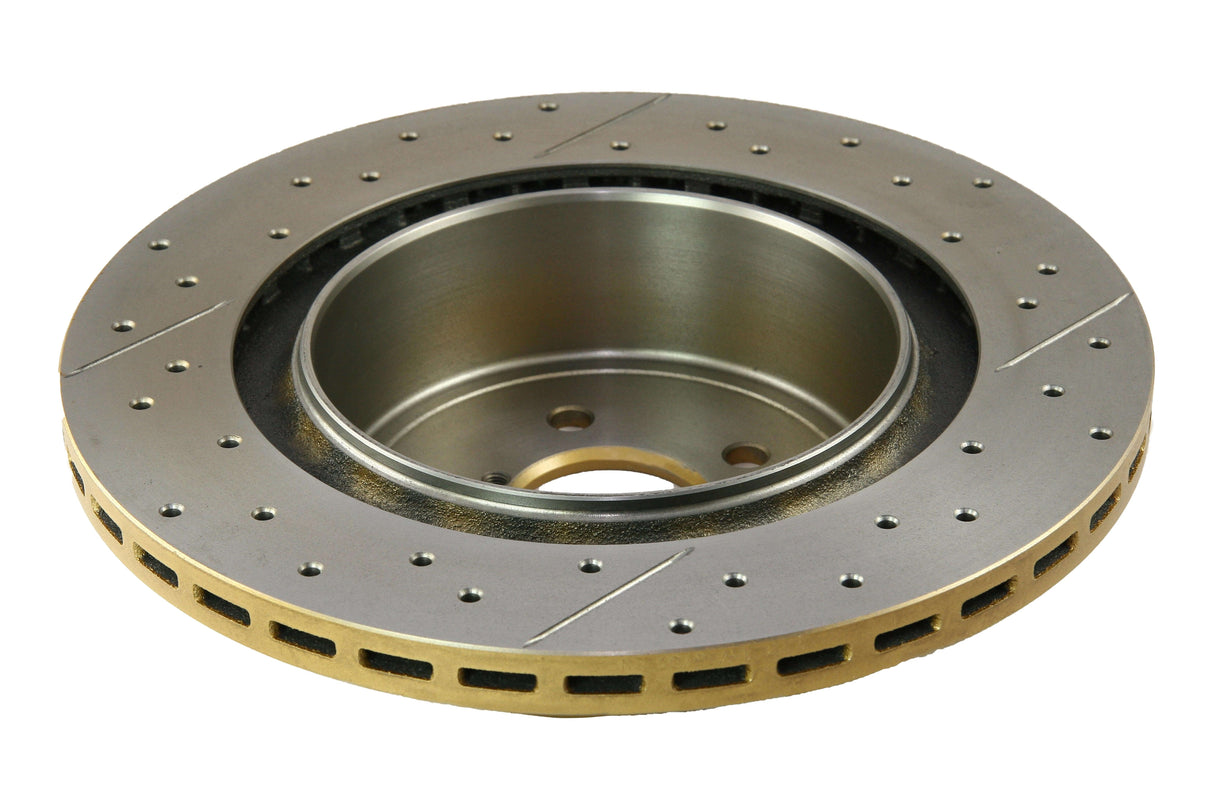 Street Gold Cross-Drill/Slotted Kp Subaru Wrx Upgrade 170MM H/B 92-> Rear DBA2657X - DBA