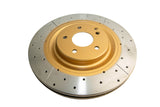 Street Gold Cross-Drill/Slotted Kp Mercedes C Class Amg Clk 350/500/AMG Slk Amg Front DBA2696X - DBA