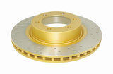 Street Gold Cross-Drill/Slotted Kp Toyota Prado 120 02-04 Front DBA2700X - DBA