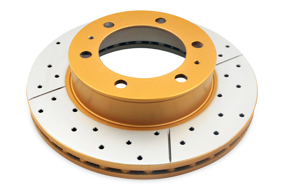 Street Gold Cross-Drill/Slotted Kp Toyota Hi-Lux 4X4 04-> & Fortuner 2008-> Front DBA2714X - DBA