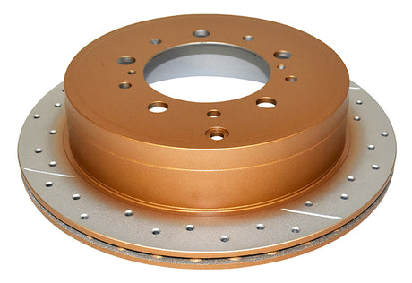 En-Shield And Gold Cross-Drill/Slotted Kp Toyota Landcruiser 200 08-> Rear DBA2723EX - DBA | Universal Auto Spares