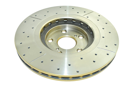 Street Gold Cross-Drill/Slotted Kp Lexus/Toyota Kluger 07-13 Front Tr DBA2734X - DBA | Universal Auto Spares