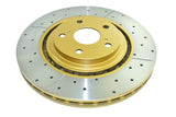 Street Gold Cross-Drill/Slotted Kp Lexus/Toyota Kluger 07-13 Front Tr DBA2734X - DBA