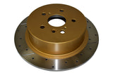 Street Gold Cross-Drilled/Slotted SldLexus/Toyota Kluger 07-> Rear DBA2735X - DBA