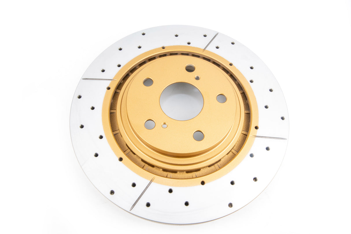 Street Gold Cross-Drill/Slotted Kp Lexus/Toyota Kluger 14-> Front DBA2748X - DBA