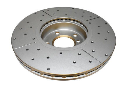 Street Gold Cross-Drill/Slotted Kp Bmw X5 07-10 Front DBA2874X - DBA | Universal Auto Spares