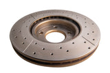 Street Gold Cross-Drilled/Slotted Mazda 3 SP23 03-08 Front DBA2956X - DBA