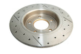 Street Gold Cross-Drilled/Slotted Sld Mazda 3 SP23 09-> Rear DBA2957X - DBA